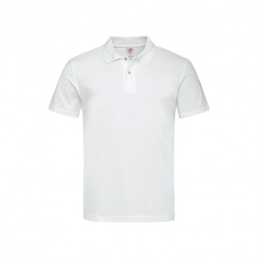 Promotional Mens Heavyweight Polos White